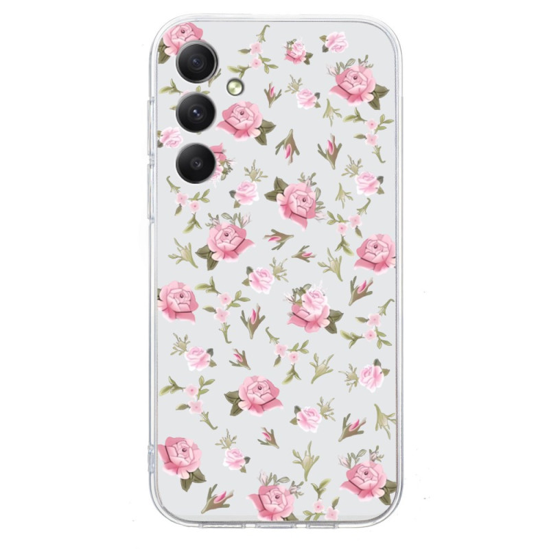 Coque Galaxy A07 4G Motif Floral Rose