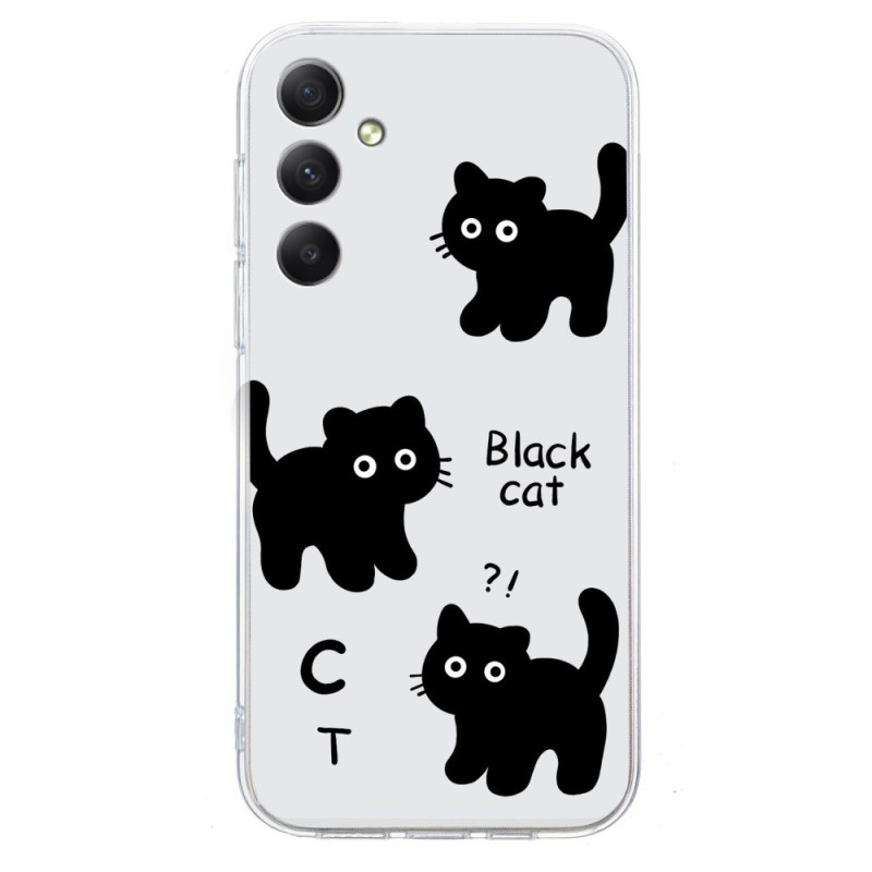 Coque Samsung Galaxy A07 Chats Noirs