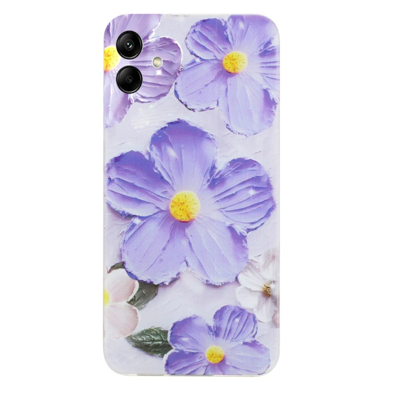 Coque Samsung Galaxy A07 Fleurs Violettes