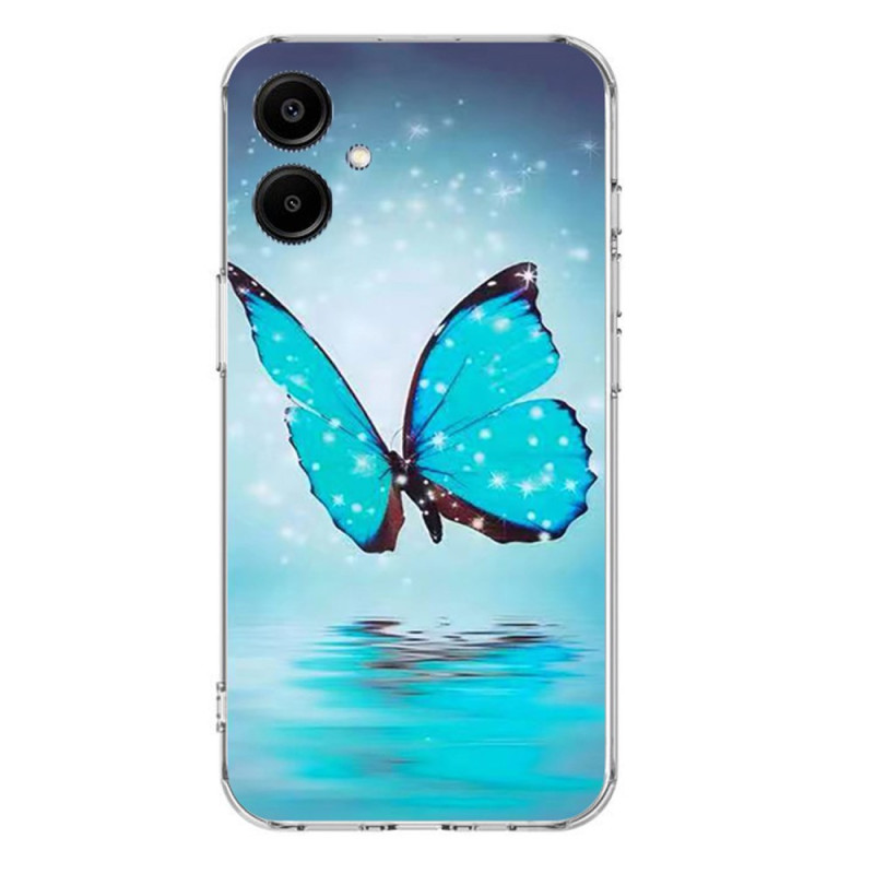 Coque Samsung Galaxy A07 Papillon Bleu