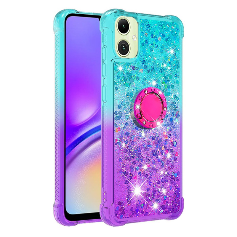 Coque Samsung Galaxy A07 Anneau-Support Gradient Paillettes