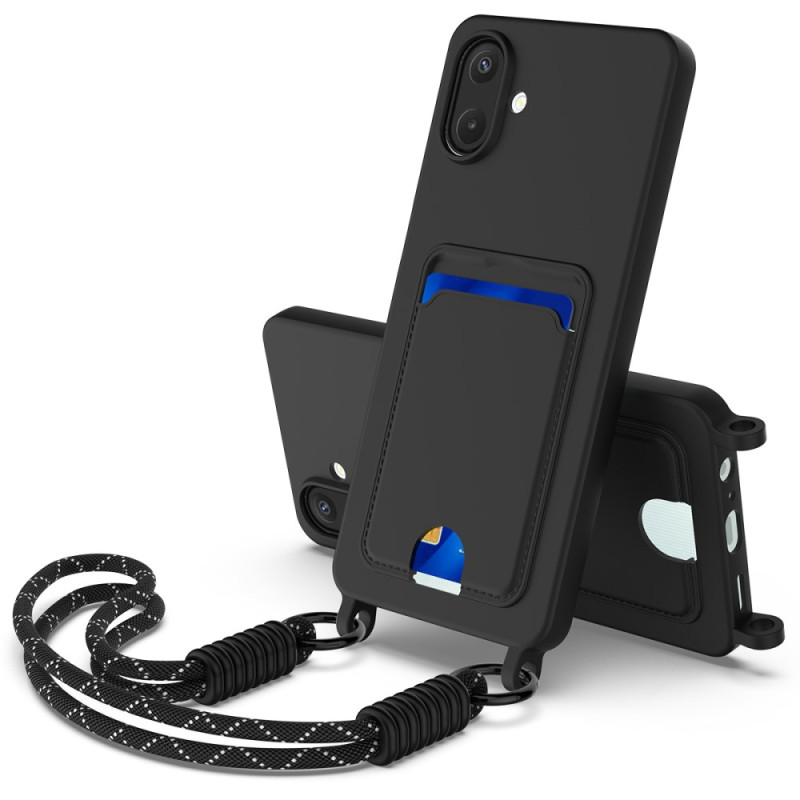 Coque à Cordon Samsung Galaxy A07 5G / 4G Silicone Porte-Cartes