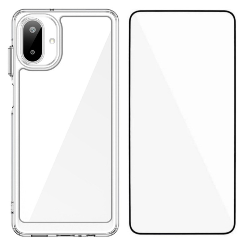 Coque Samsung Galaxy A07 Transparent avec Protecteur Écran