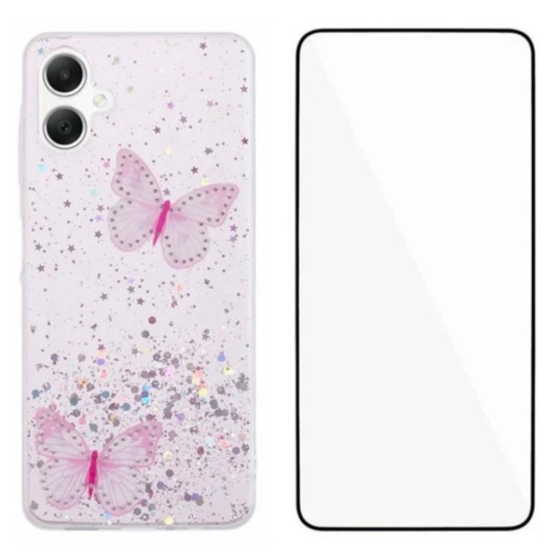 Coque Samsung Galaxy A07 Paillettes avec Protecteur Écran