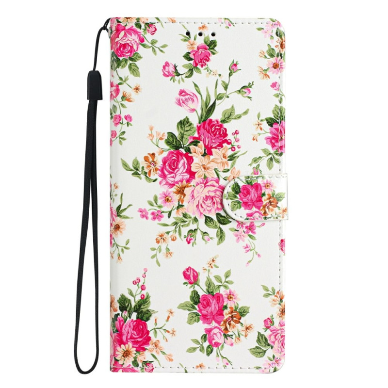 Housse Samsung Galaxy A18 4G / A17 4G / 5G / A26 5G Fleurs Liberty