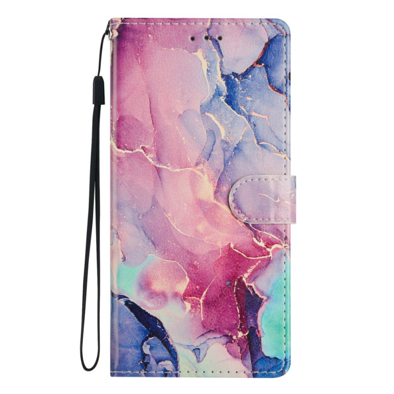 Housse Samsung Galaxy A18 4G / A17 4G / 5G Marbre Vert et Rose