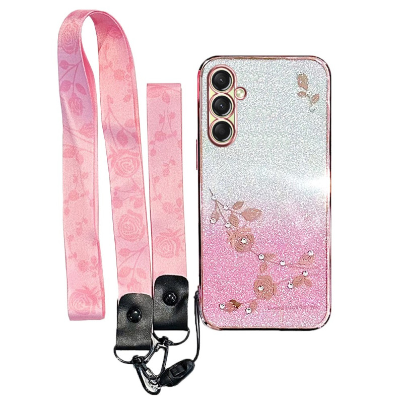 Coque Samsung Galaxy A17 5G Strass à Lanières KADEM
