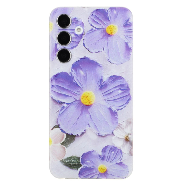 Coque Samsung Galaxy A18 4G / A17 4G / 5G Fleurs Violettes
