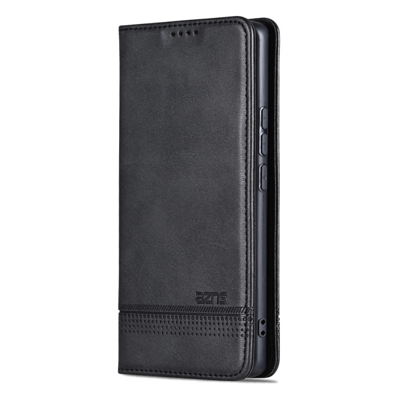 Flip Cover  Samsung Galaxy A18 4G / A17 4G / 5G Effet Cuir AZNS