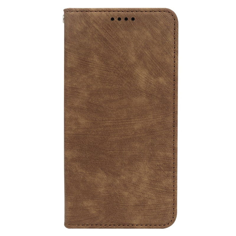 Flip Cover Xiaomi Redmi 15C 4G Effet Daim Vintage