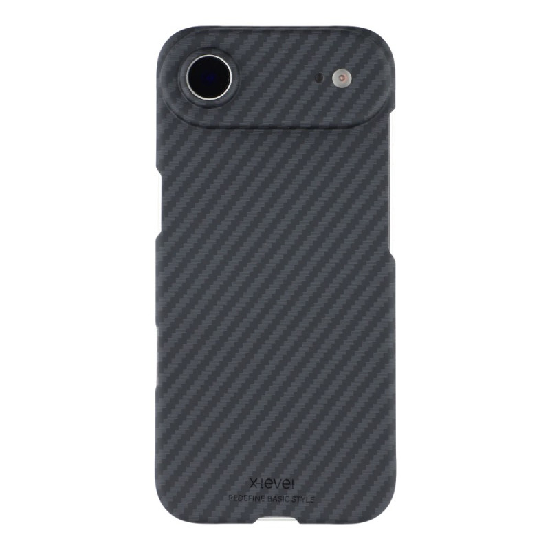 Coque iPhone 17 Air Magnétique Texture Fibre de Carbone X-LEVEL