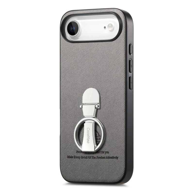Coque pour iPhone 17 Air avec support pliable et texture twill
