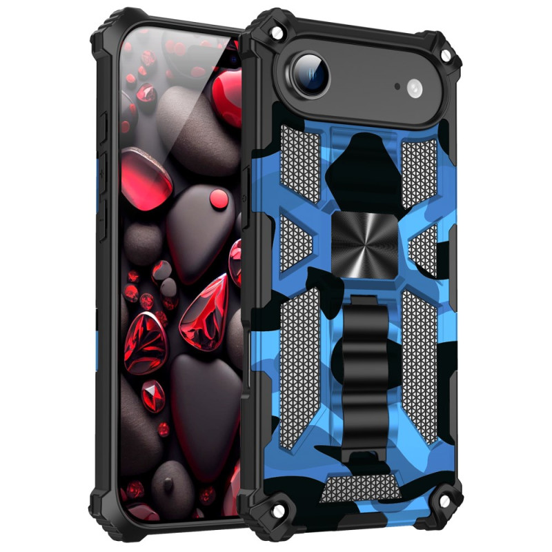 Coque iPhone 17 Air Support Intégré Design Camouflage