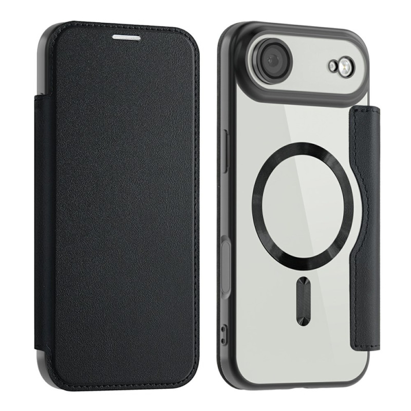 Flip Cover iPhone 17 Air Compatible MagSafe avec Blocage RFID