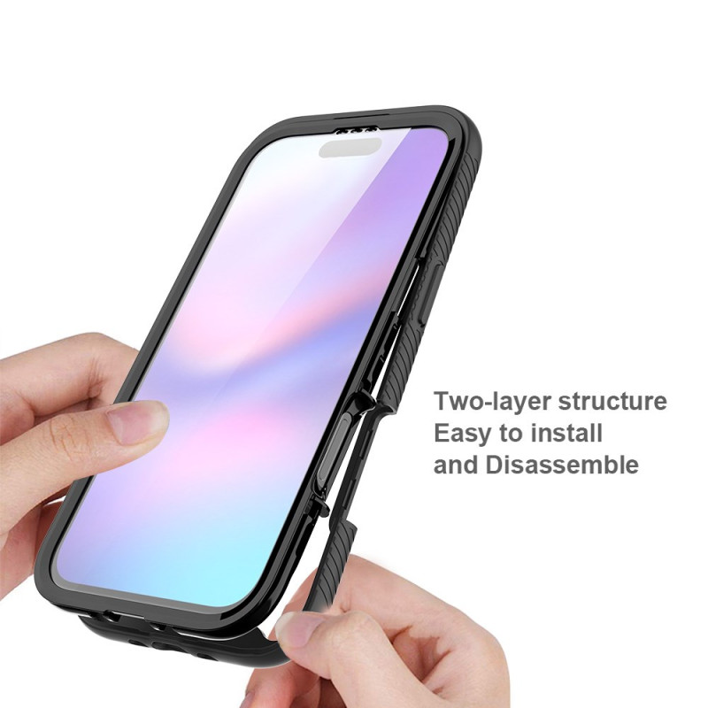 Coque 5 En 1 Pour IPhone 17 (6,3") SOGUDE - Transparente - Avec 2 Verres Trempés + 2 Protections Caméra - Antichoc Et Mince