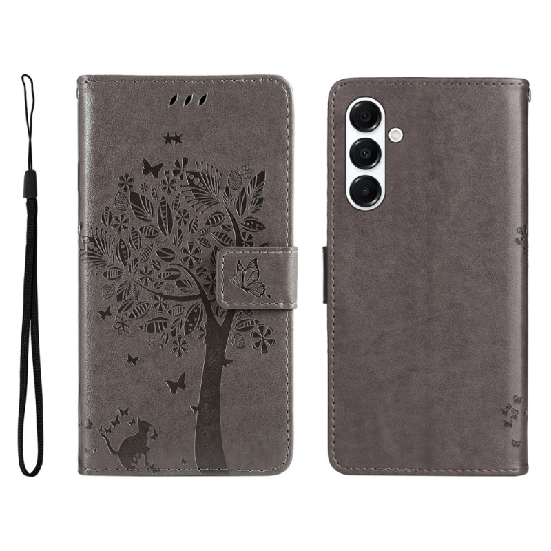 Housse Samsung Galaxy A18 4G / A17 4G / 5G Chat et Arbre