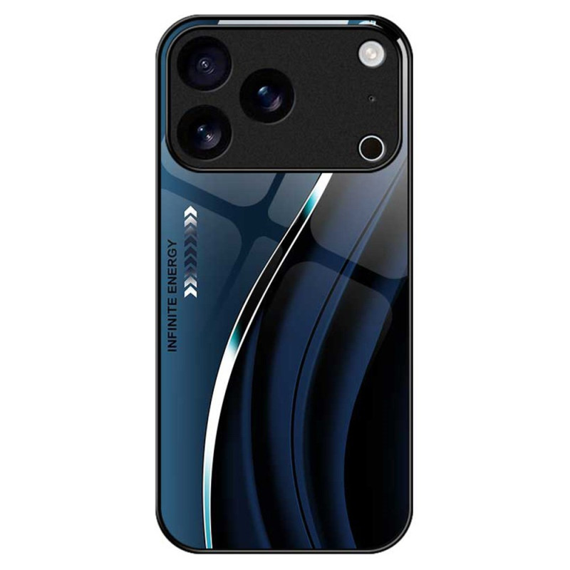 Coque iPhone 17 Pro Max Verre Trempé Design Bleu