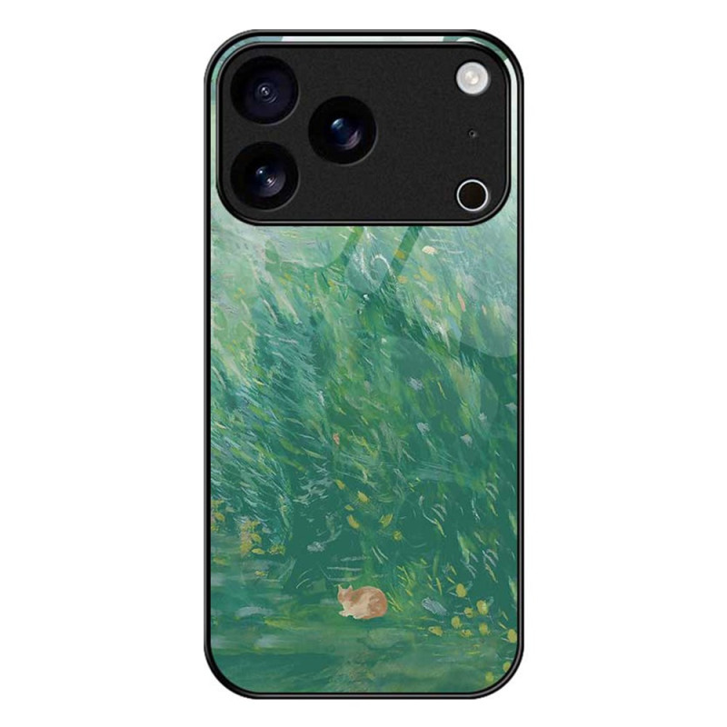 Coque iPhone 17 Pro Max Verre Trempé Peinture Chat