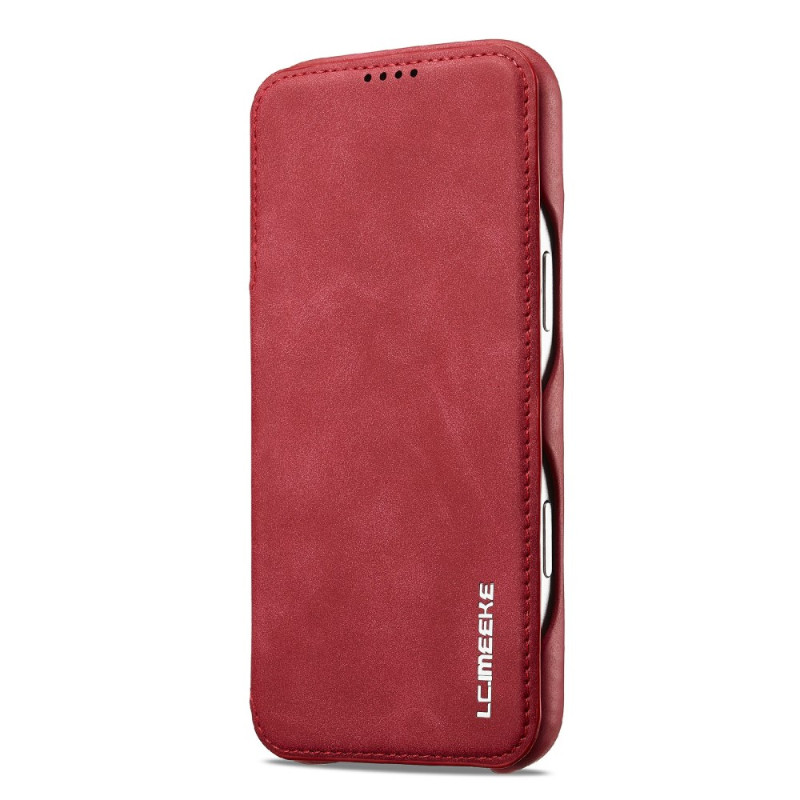 Flip Cover iPhone 18 Pro Max / 17 Pro Max Effet Daim LC.IMEEKE