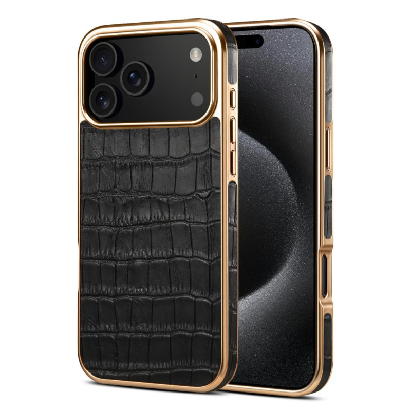 Coque iPhone 17 Pro Max Texture Crocodile DENIOR