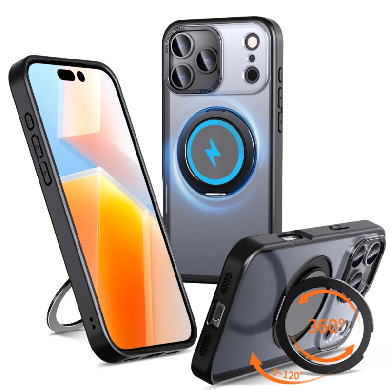 Coque iPhone 17 Pro Max Compatible MagSafe avec Béquille Rotative