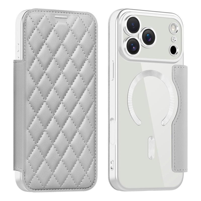 Flip Cover iPhone 17 Pro Max Compatible MagSafe Matelassée