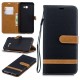 Housse Samsung Galaxy J4 Plus Tissu Et Effet Cuir Housse Samsung Galaxy J4 Plus Tissu Et Effet Cuir