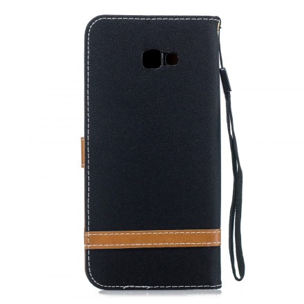 Housse Samsung Galaxy J4 Plus Tissu Et Effet Cuir Housse Samsung Galaxy J4 Plus Tissu Et Effet Cuir