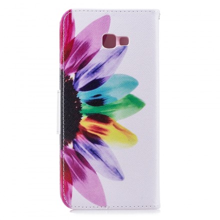 Housse Samsung Galaxy J4 Plus Fleur Aquarelle