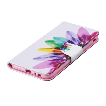 Housse Samsung Galaxy J4 Plus Fleur Aquarelle