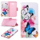 Housse Samsung Galaxy J4 Plus Papillons et Fleurs Peints Housse Samsung Galaxy J4 Plus Papillons et Fleurs Peints