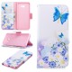 Housse Samsung Galaxy J4 Plus Papillons et Fleurs Peints