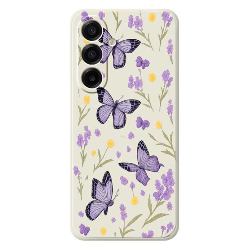 Coque Samsung Galaxy A18 4G / A17 4G / 5G Papillons Violets