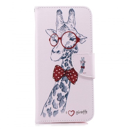 Housse Samsung Galaxy J4 Plus Girafe Intello