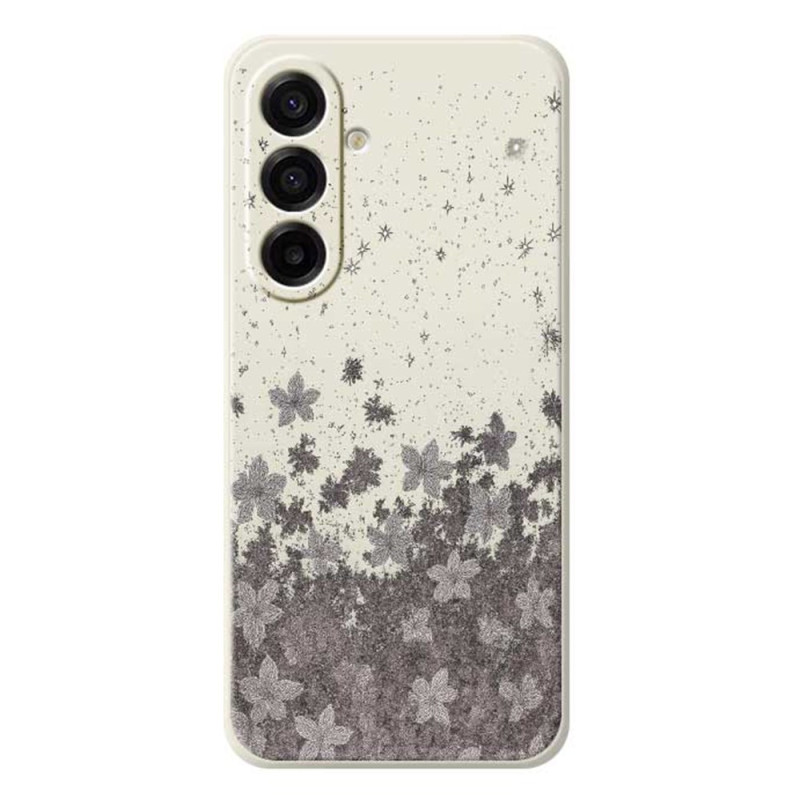 Coque Samsung Galaxy A17 5G Florale Grise