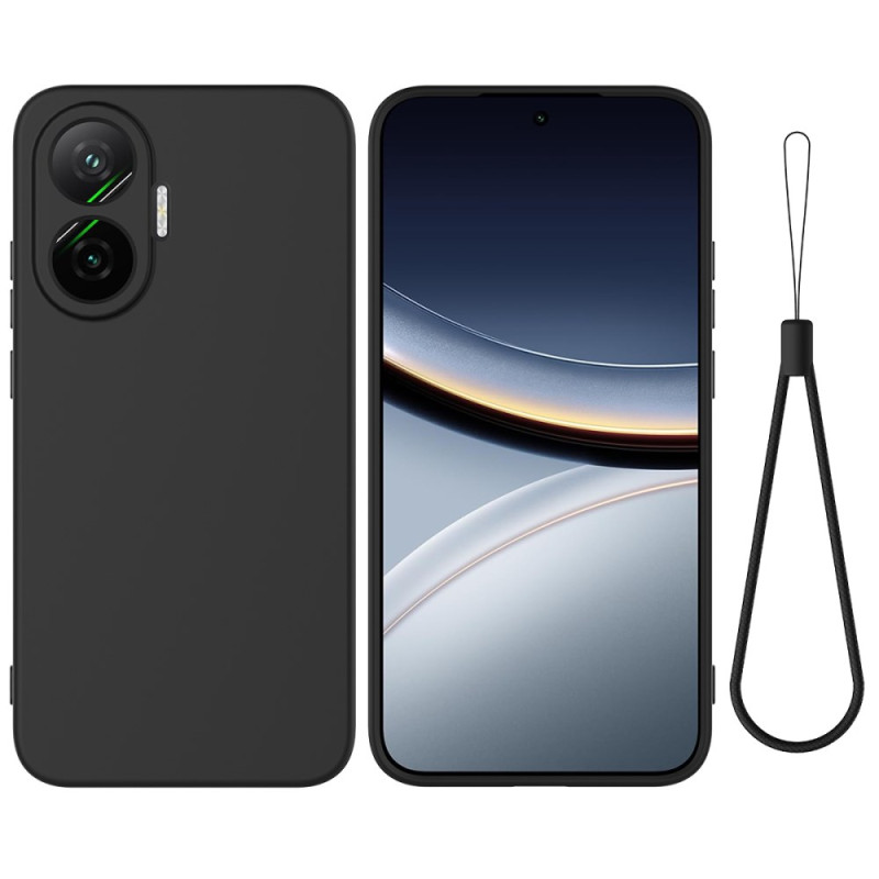 Coque Poco F7 Silicone Liquide à Lanire