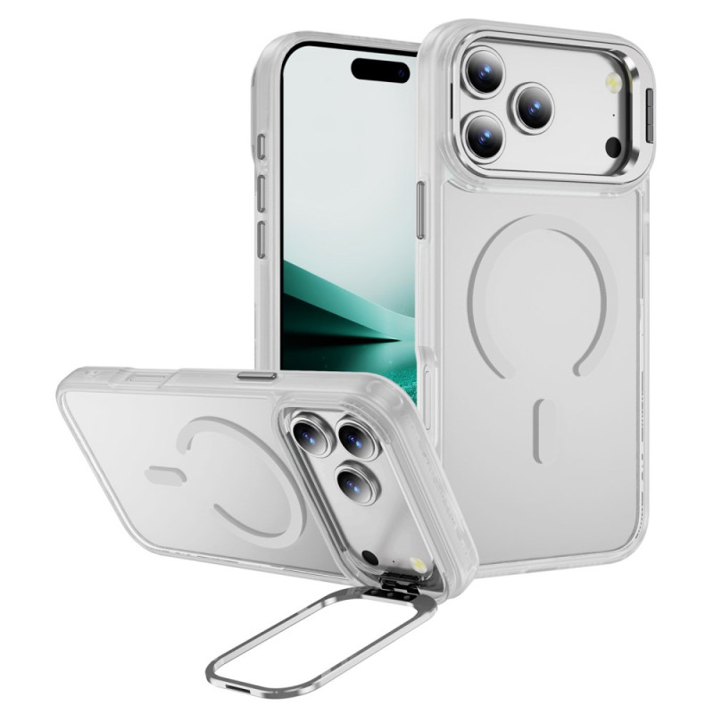 Coque iPhone 17 Pro Max Magnétique avec Support Objectif Givré