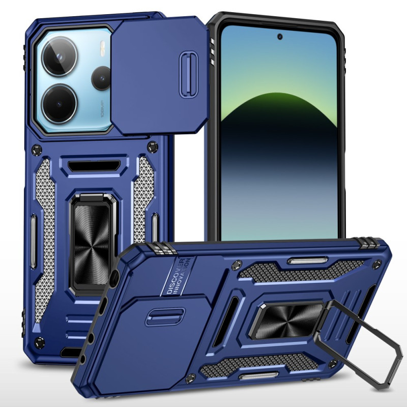 Coque Xiaomi Redmi Note 14 5G Ultra Résistante avec Support et Protecteur Objectif