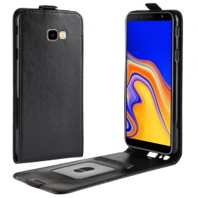Housse Samsung Galaxy J4 Plus Rabattable Effet Cuir