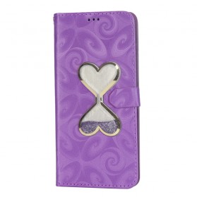 Housse Samsung Galaxy J4 Plus Coeurs Sablier