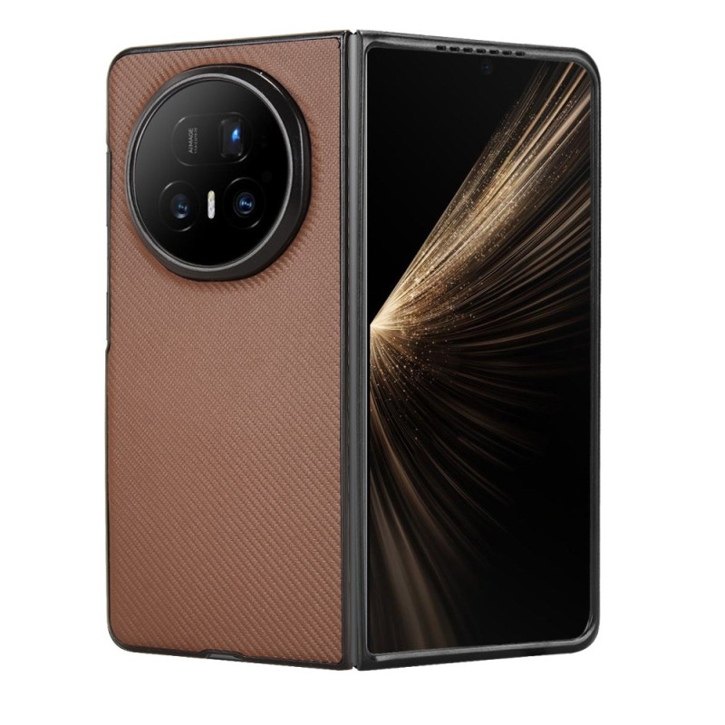 Coque Honor Magic V5 5G Simili Cuir Texture Fibre Carbone