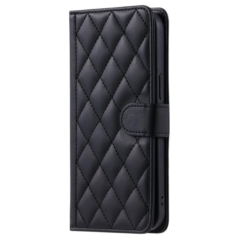 Housse Google Pixel 10 Pro XL Design Matelassé avec Lanière et Bandoulière