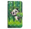 Housse Samsung Galaxy J4 Plus Panda et Bambou