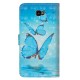 Housse Samsung Galaxy J4 Plus Papillons Bleus Volants