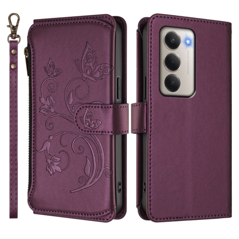 Housse Xiaomi Redmi 15 5G Portefeuille Floral