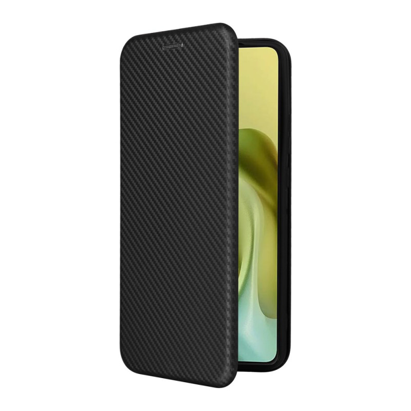 Flip Cover Moto G86 5G Fibre Carbone