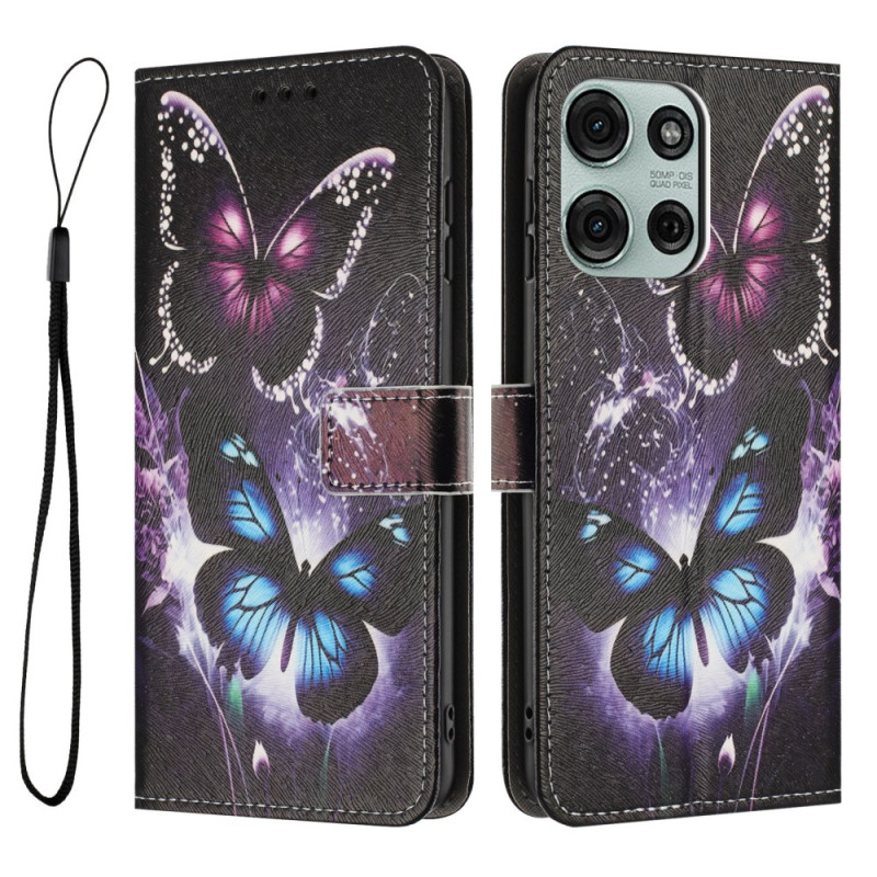 Housse Moto G86 5G / G86 Power 5G Deux Papillons