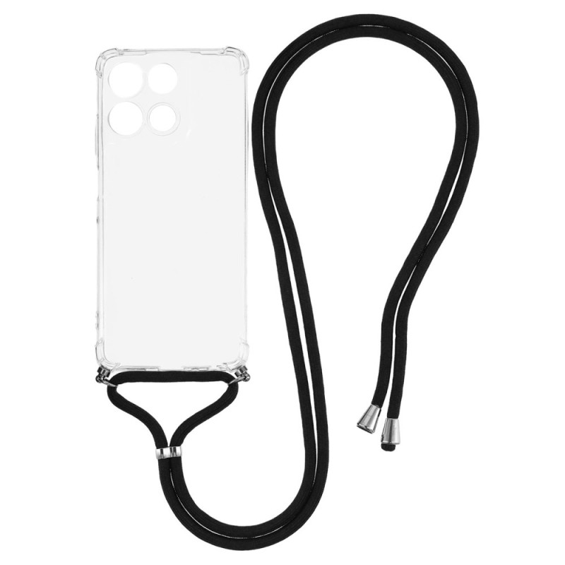 Coque à Cordon Moto G56 5G Transparente
