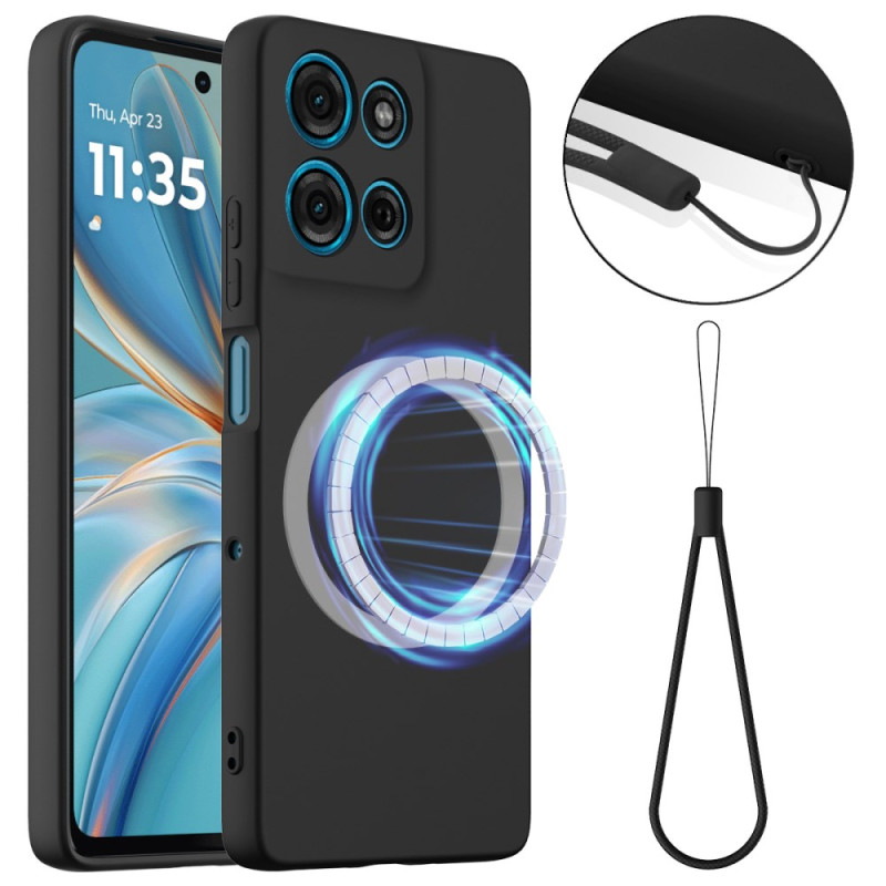 Coque Moto G56 5G Compatible MagSafe Silicone Liquide