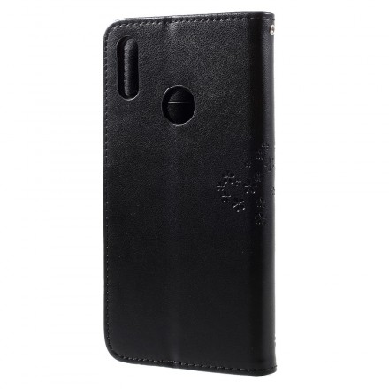 Housse Huawei Y7 2019 Arbre et Hiboux à Lanière Housse Huawei Y7 2019 Arbre et Hiboux à Lanière